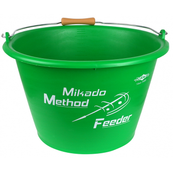 Wiadro Mikado Mikado Method Feeder - Poj. 17l - Zielone
