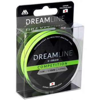 Plecionka Mikado Dreamline Competition - 0.12mm /10.21kg /150m - Fluo Zielona